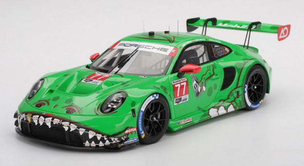 PORSCHE 911 GT3 R N°77 AO RACING WIN 12H SEBRING 2025 TOP SPEED 1/18°